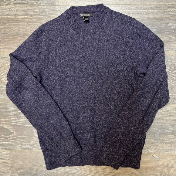 Banana Republic Other - Banana Republic Men's Heathered Purple Crewneck Sweater